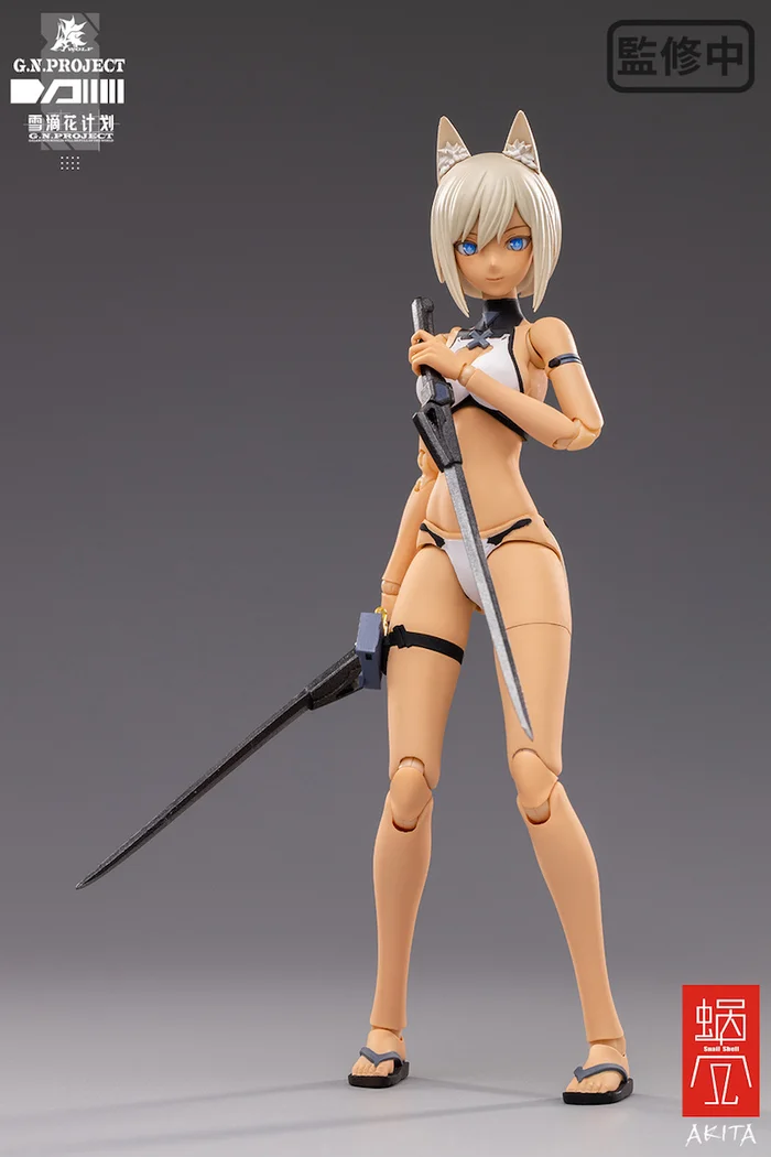 G.N.Project Vol. 1 WOLF-001: Swimsuit Figure Body & Equipment Set 1/12 Scale Action Figure 15 G.N.Project Vol. 1 WOLF-001: Swimsuit Figure Body & Equipment Set 1/12 Scale Action Figure - Image 15