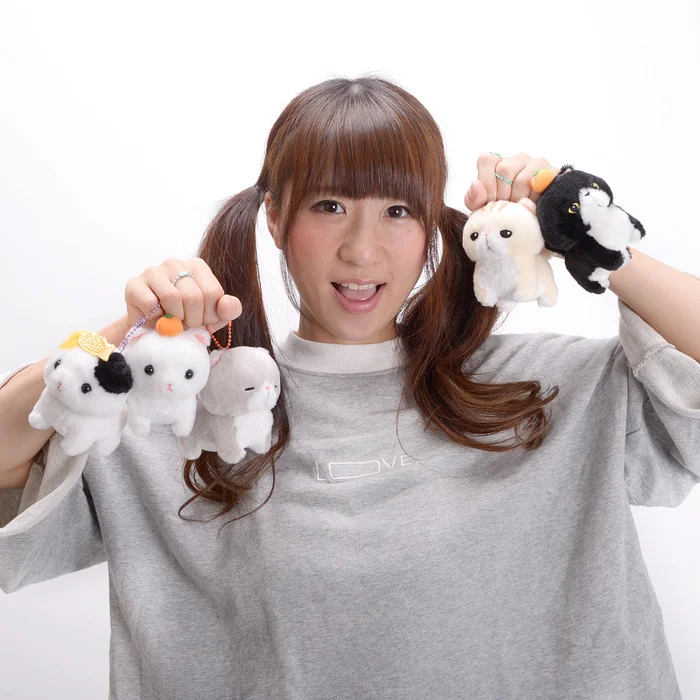 Noseteru Munchkin Cat Plush Collection (Ball Chain) 1 Noseteru Munchkin Cat Plush Collection (Ball Chain)