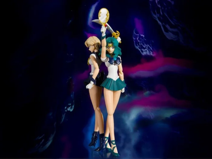 Bandai S.H.Figuarts Pretty Guardian Sailor Moon Sailor Neptune: Animation Color Edition 6 Bandai S.H.Figuarts Pretty Guardian Sailor Moon Sailor Neptune: Animation Color Edition - Image 6