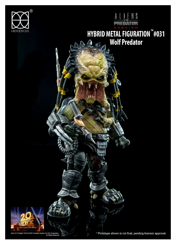 Hybrid Metal Figuration #031: Aliens Vs Predator: Requiem - Wolf Predator 8 Hybrid Metal Figuration #031: Aliens Vs Predator: Requiem - Wolf Predator - Image 8