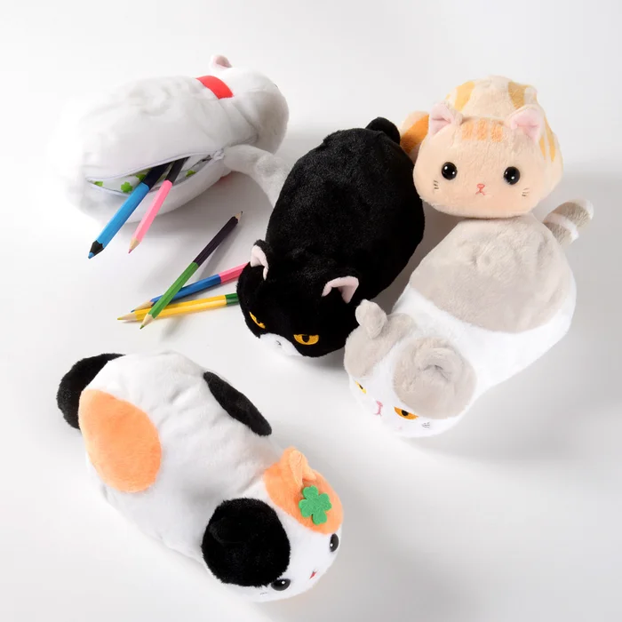 Tsuchineko Shiawase Kagi Shippo Cat Pen Pouches 2 Tsuchineko Shiawase Kagi Shippo Cat Pen Pouches - Image 2