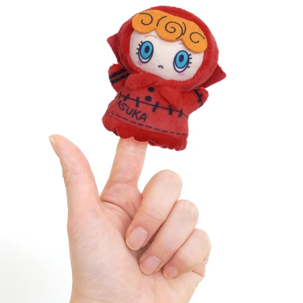 Puppela Evangelion Asuka Finger Puppet Plush 1 Puppela Evangelion Asuka Finger Puppet Plush