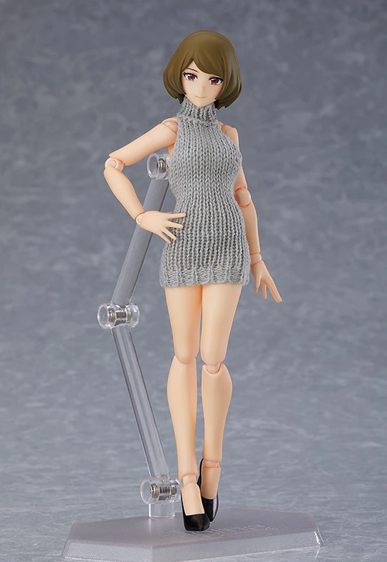 Max Factory Figma Female Body (Chiaki) With Backless Sweater Outfit 3 Max Factory Figma Female Body (Chiaki) With Backless Sweater Outfit - Image 3