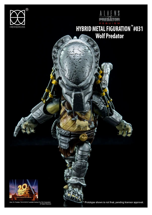 Hybrid Metal Figuration #031: Aliens Vs Predator: Requiem - Wolf Predator 3 Hybrid Metal Figuration #031: Aliens Vs Predator: Requiem - Wolf Predator - Image 3
