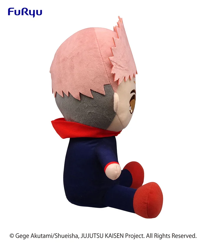 Jujutsu Kaisen Kyurumaru Super Big Plush Toy Yuji Itadori 2 Jujutsu Kaisen Kyurumaru Super Big Plush Toy Yuji Itadori - Image 2