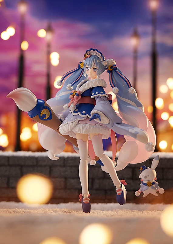 Max Factory Figma Snow Miku: Serene Winter Ver. 2 Max Factory Figma Snow Miku: Serene Winter Ver. - Image 2