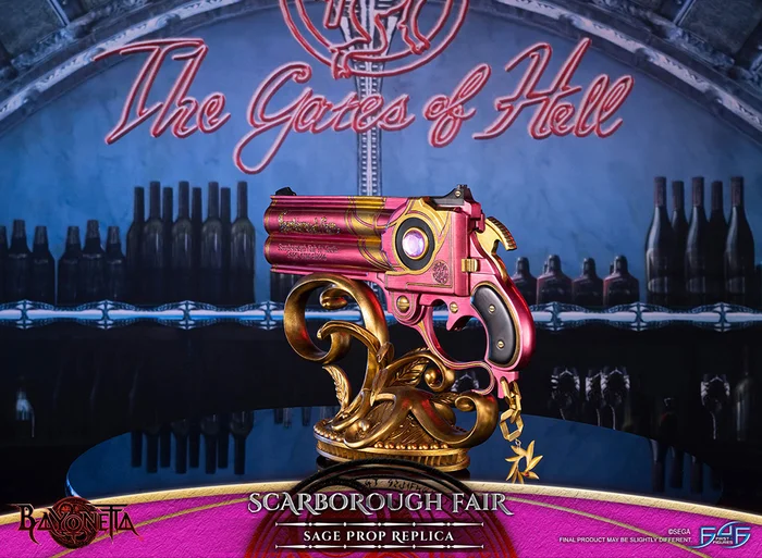 First 4 Figures Bayonetta Scarborough Fair Sage (Red) Prop Replica: Standard Edition Statue 15 First 4 Figures Bayonetta Scarborough Fair Sage (Red) Prop Replica: Standard Edition Statue - Image 15