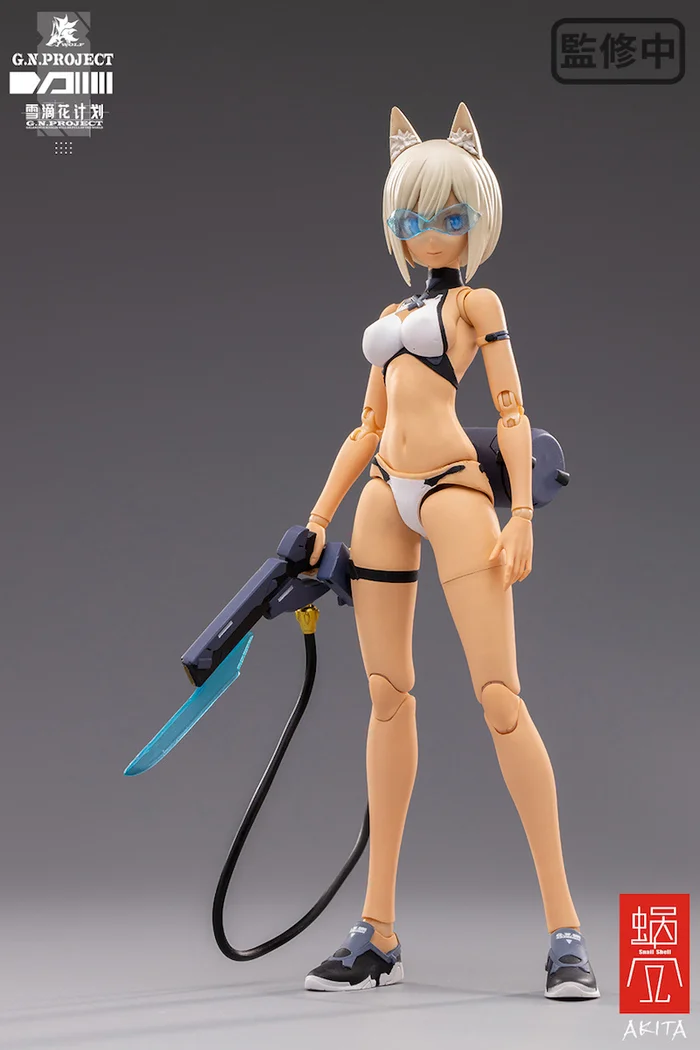 G.N.Project Vol. 1 WOLF-001: Swimsuit Figure Body & Equipment Set 1/12 Scale Action Figure 17 G.N.Project Vol. 1 WOLF-001: Swimsuit Figure Body & Equipment Set 1/12 Scale Action Figure - Image 17