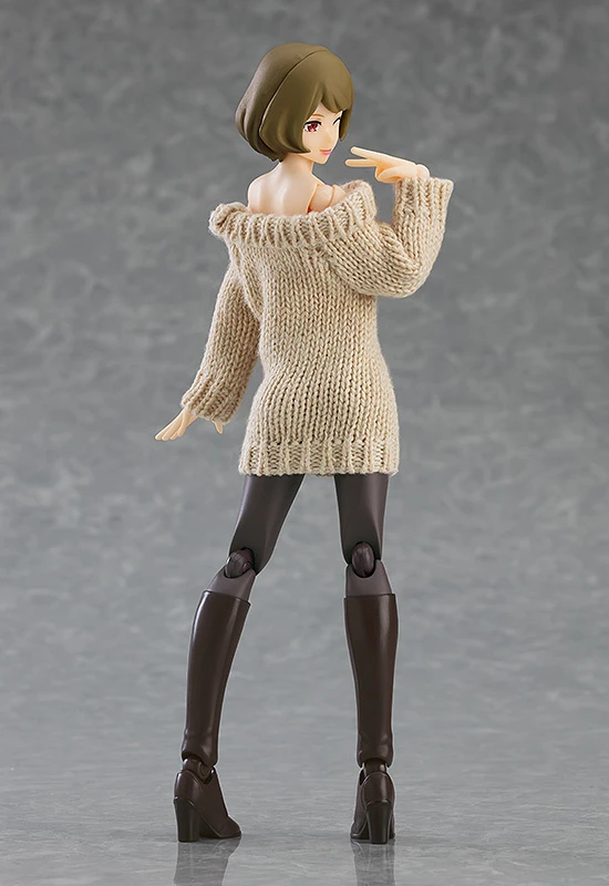 Max Factory Figma Styles Off-the-Shoulder Sweater Dress 9 Max Factory Figma Styles Off-the-Shoulder Sweater Dress - Image 9