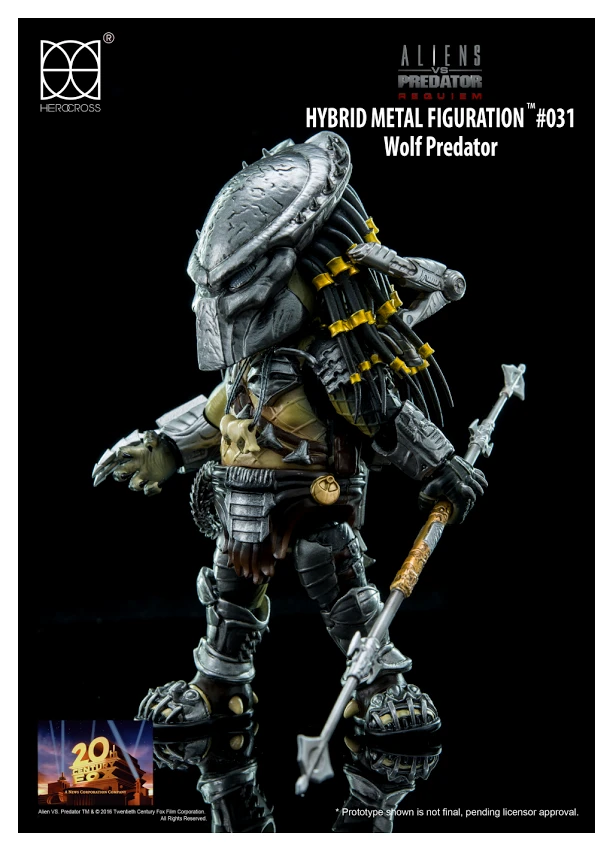 Hybrid Metal Figuration #031: Aliens Vs Predator: Requiem - Wolf Predator 5 Hybrid Metal Figuration #031: Aliens Vs Predator: Requiem - Wolf Predator - Image 5