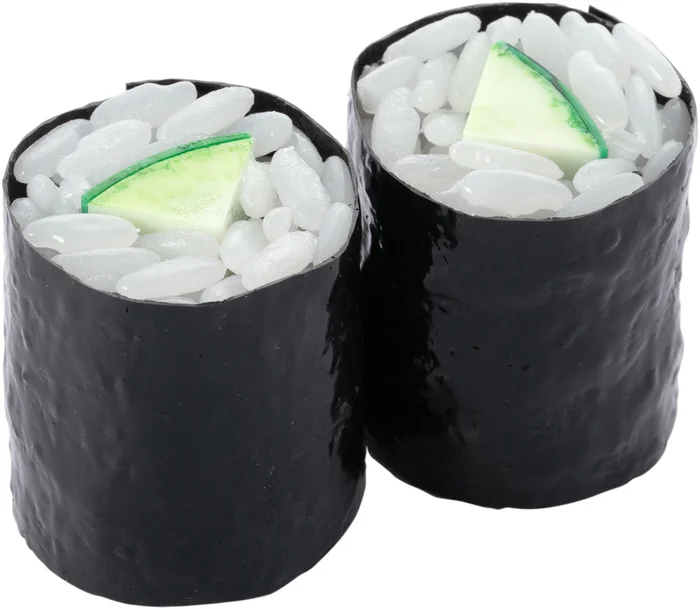 Sushi Plastic Model: Ver. Kappa Maki (Cucumber Sushi Roll) 2 Sushi Plastic Model: Ver. Kappa Maki (Cucumber Sushi Roll) - Image 2