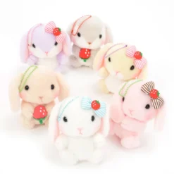 Pote Usa Loppy Strawberry Plush Collection (Ball Chain)