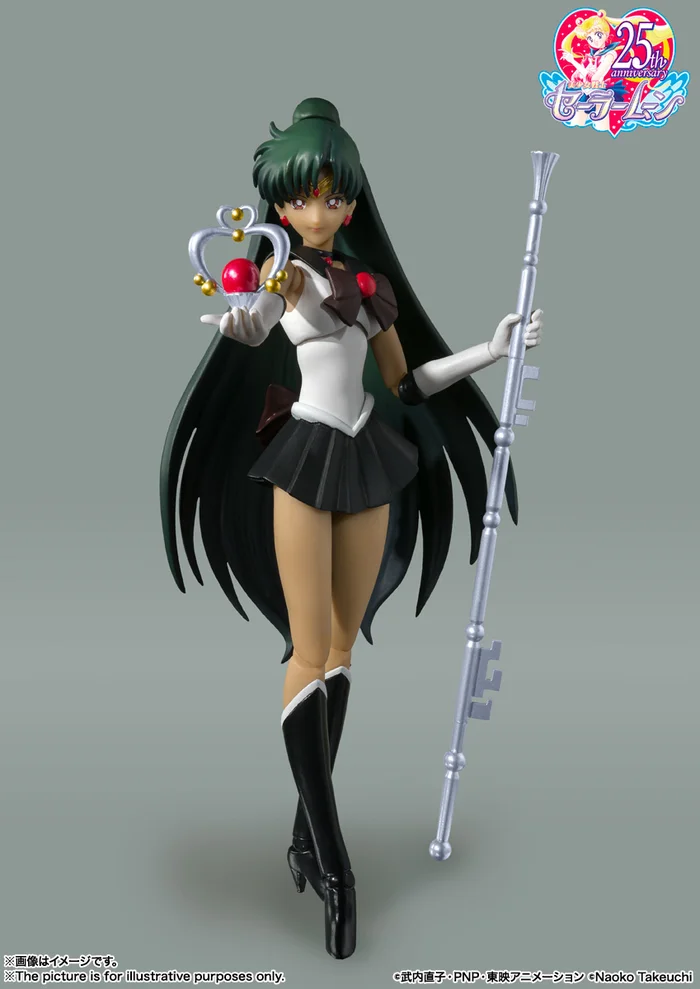 Bandai S.H.Figuarts Pretty Guardian Sailor Moon R Sailor Pluto Animation Color Edition 2 Bandai S.H.Figuarts Pretty Guardian Sailor Moon R Sailor Pluto Animation Color Edition - Image 2