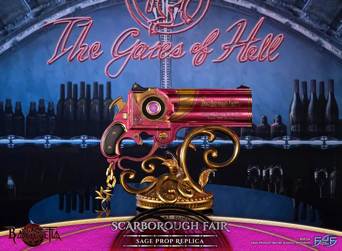 First 4 Figures Bayonetta Scarborough Fair Sage (Red) Prop Replica: Standard Edition Statue 10 First 4 Figures Bayonetta Scarborough Fair Sage (Red) Prop Replica: Standard Edition Statue - Image 10