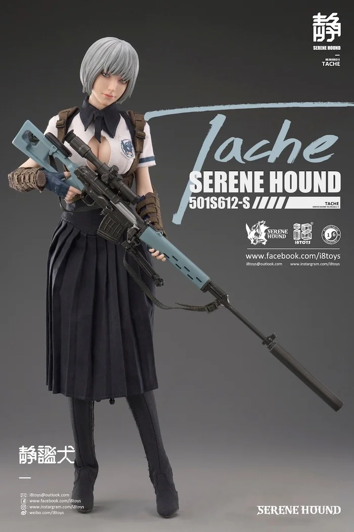 Serene Hound Series 501S612-S Tache 1/6 Scale Action Figure 3 Serene Hound Series 501S612-S Tache 1/6 Scale Action Figure - Image 3