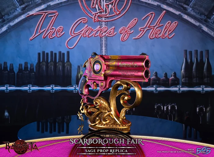 First 4 Figures Bayonetta Scarborough Fair Sage (Red) Prop Replica: Standard Edition Statue 11 First 4 Figures Bayonetta Scarborough Fair Sage (Red) Prop Replica: Standard Edition Statue - Image 11