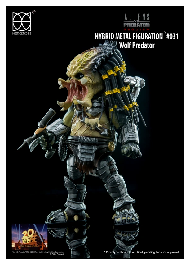 Hybrid Metal Figuration #031: Aliens Vs Predator: Requiem - Wolf Predator 9 Hybrid Metal Figuration #031: Aliens Vs Predator: Requiem - Wolf Predator - Image 9