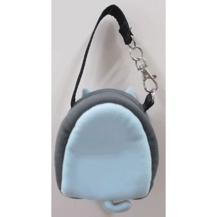 Neko-dango Osan-Pouch Light Blue Cat Carrying Case 3 Neko-dango Osan-Pouch Light Blue Cat Carrying Case - Image 3