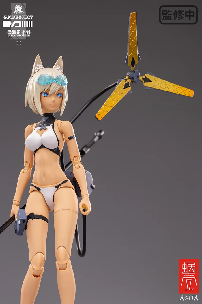 G.N.Project Vol. 1 WOLF-001: Swimsuit Figure Body & Equipment Set 1/12 Scale Action Figure 16 G.N.Project Vol. 1 WOLF-001: Swimsuit Figure Body & Equipment Set 1/12 Scale Action Figure - Image 16