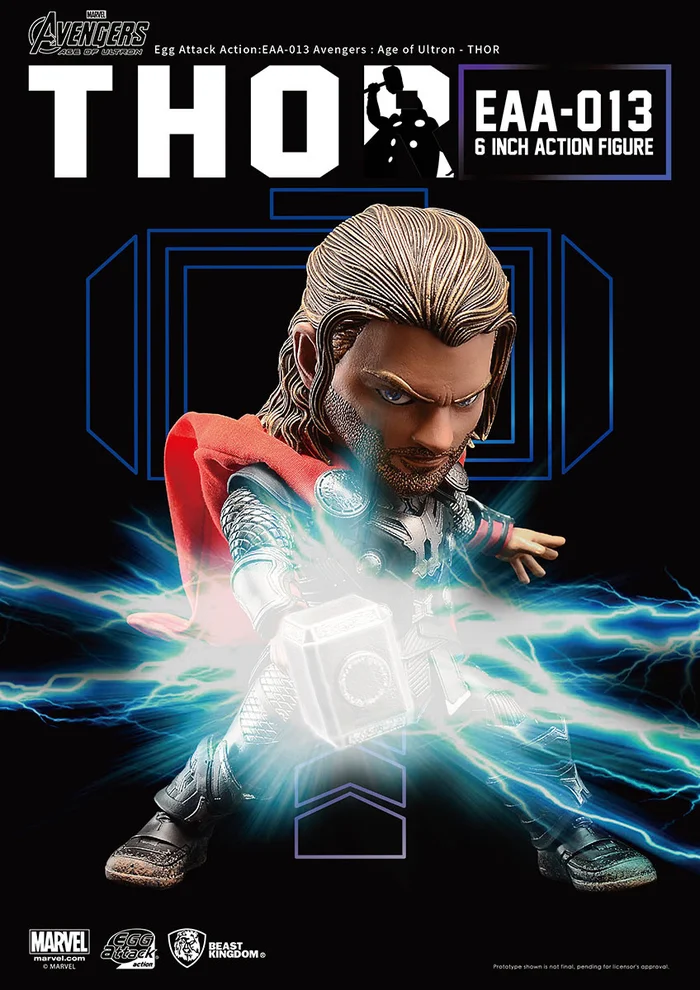 Marvel Egg Attack Action No. 13: Thor | Avengers: Age Of Ultron 1 Marvel Egg Attack Action No. 13: Thor | Avengers: Age Of Ultron