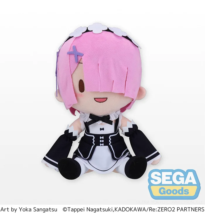 Fuwapuchi Re:Zero -Starting Life In Another World- Ram Large Plush 1 Fuwapuchi Re:Zero -Starting Life In Another World- Ram Large Plush