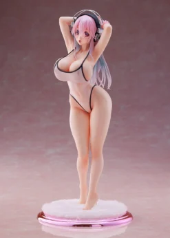 Wave Super Sonico: White Swimsuit Style 1/7 Scale Figure