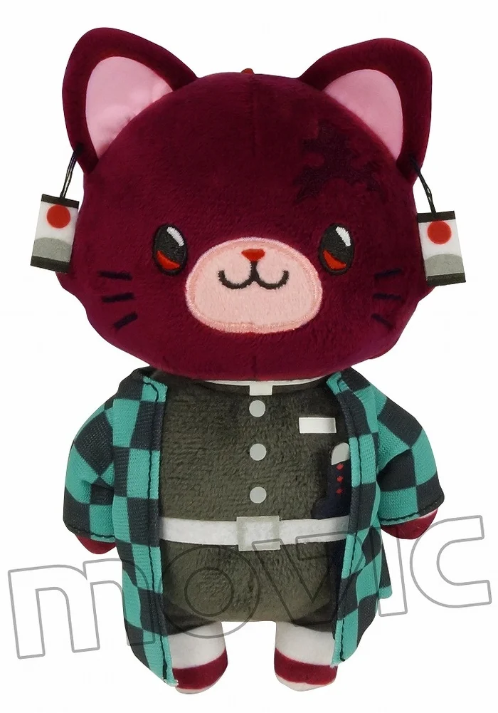 Kimetsu No Yaiba Cat Plush Keychain Collection 2 Kimetsu No Yaiba Cat Plush Keychain Collection - Image 2