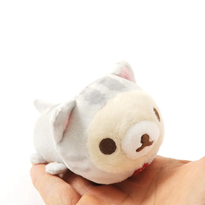 Korilakkuma Nonbiri Neko Mochipettan Palm-sized Plush 6 Korilakkuma Nonbiri Neko Mochipettan Palm-sized Plush - Image 6