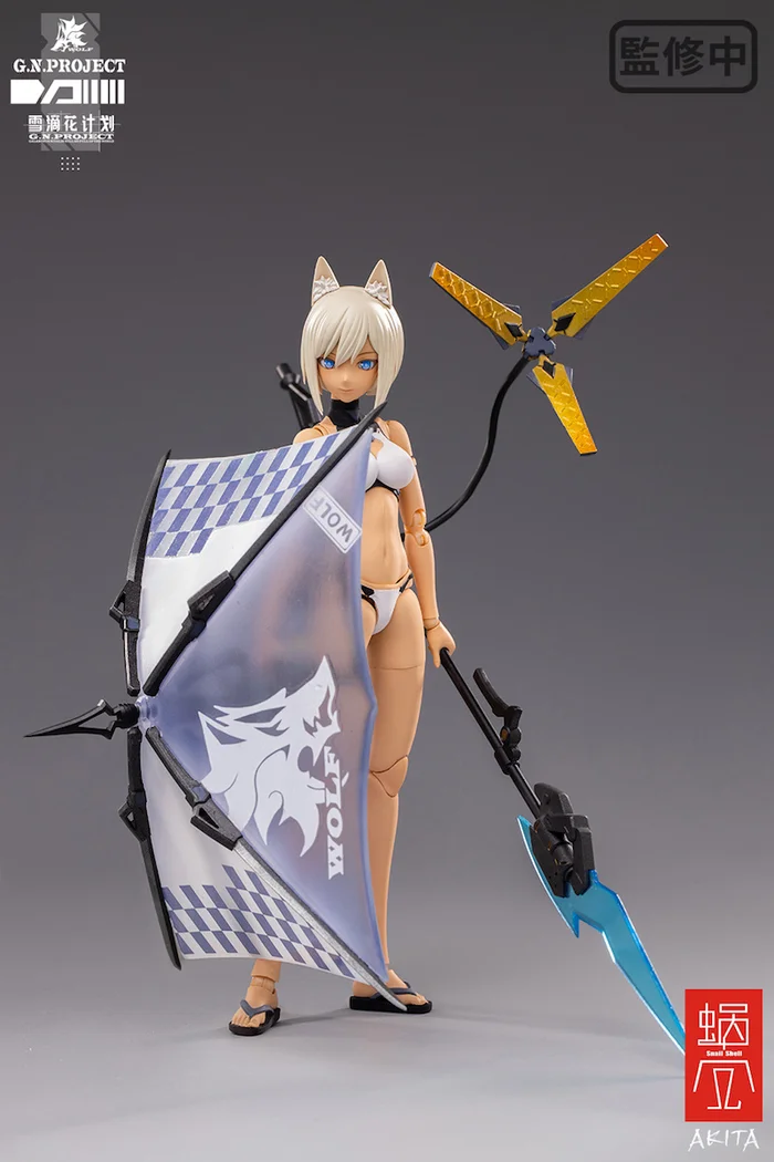 G.N.Project Vol. 1 WOLF-001: Swimsuit Figure Body & Equipment Set 1/12 Scale Action Figure 5 G.N.Project Vol. 1 WOLF-001: Swimsuit Figure Body & Equipment Set 1/12 Scale Action Figure - Image 5