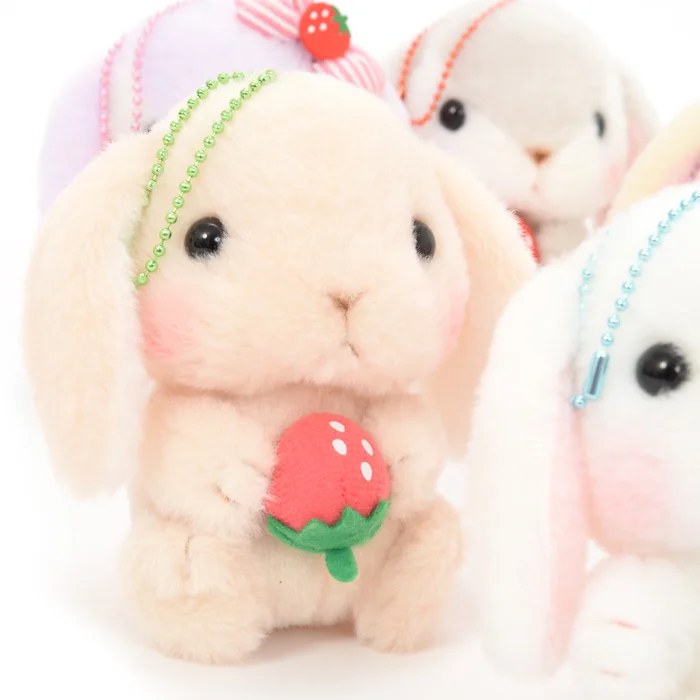 Pote Usa Loppy Strawberry Plush Collection (Ball Chain) 11 Pote Usa Loppy Strawberry Plush Collection (Ball Chain) - Image 11