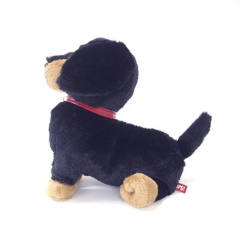 PUPS! Medium Black Miniature Dachshund Plush 4 PUPS! Medium Black Miniature Dachshund Plush - Image 4