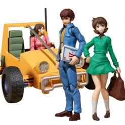MegaHouse Gundam Military Generation Mobile Suit Gundam Earth Federation 07 Amuro & Fraw With 08V-SP General Soldier & Buggy Box Set