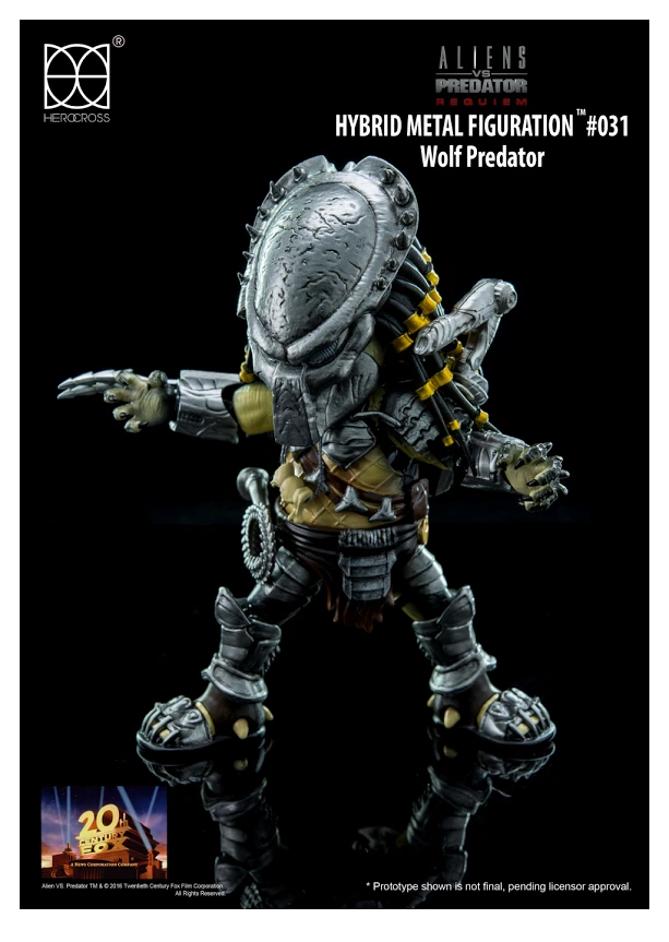 Hybrid Metal Figuration #031: Aliens Vs Predator: Requiem - Wolf Predator 2 Hybrid Metal Figuration #031: Aliens Vs Predator: Requiem - Wolf Predator - Image 2