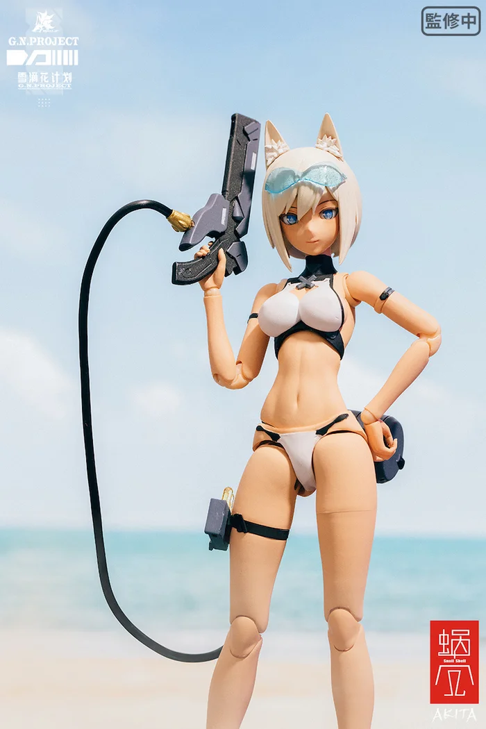 G.N.Project Vol. 1 WOLF-001: Swimsuit Figure Body & Equipment Set 1/12 Scale Action Figure 1 G.N.Project Vol. 1 WOLF-001: Swimsuit Figure Body & Equipment Set 1/12 Scale Action Figure