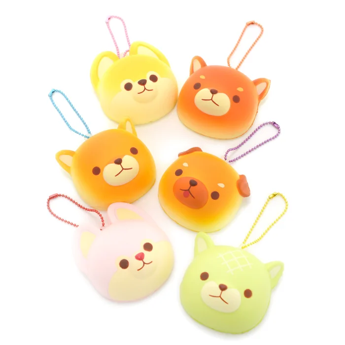 Mameshiba San Kyodai Yakitate Panya-san Keychains 1 Mameshiba San Kyodai Yakitate Panya-san Keychains