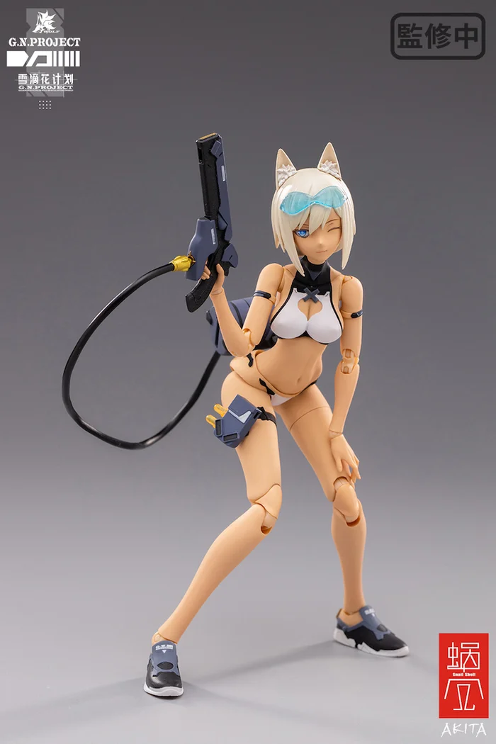 G.N.Project Vol. 1 WOLF-001: Swimsuit Figure Body & Equipment Set 1/12 Scale Action Figure 13 G.N.Project Vol. 1 WOLF-001: Swimsuit Figure Body & Equipment Set 1/12 Scale Action Figure - Image 13