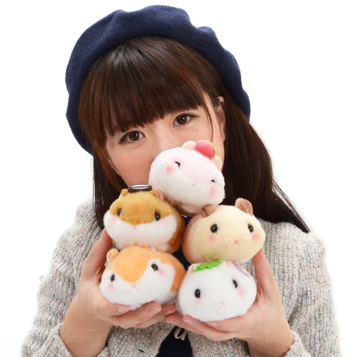 Coroham Coron Manmaru Friends Hamster Plush Collection (Ball Chain) 2 Coroham Coron Manmaru Friends Hamster Plush Collection (Ball Chain) - Image 2