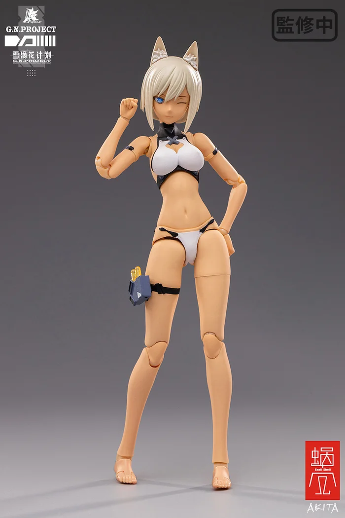 G.N.Project Vol. 1 WOLF-001: Swimsuit Figure Body & Equipment Set 1/12 Scale Action Figure 12 G.N.Project Vol. 1 WOLF-001: Swimsuit Figure Body & Equipment Set 1/12 Scale Action Figure - Image 12