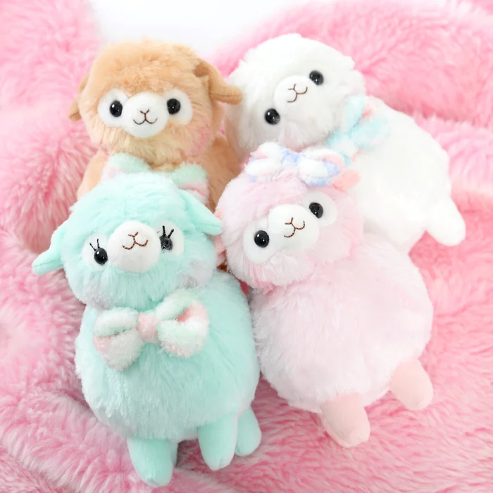 Alpacasso Kids Fuwamoko Ribbon Alpaca Plush Collection (Standard) 1 Alpacasso Kids Fuwamoko Ribbon Alpaca Plush Collection (Standard)